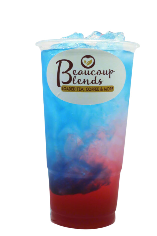 Captain America (Strawberry, Blue Sweetart)