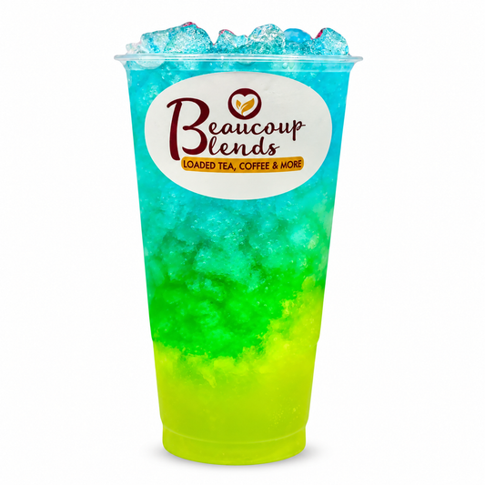 The Hulk (Blue Sweetart, Orange, Pineapple) on a clean white background