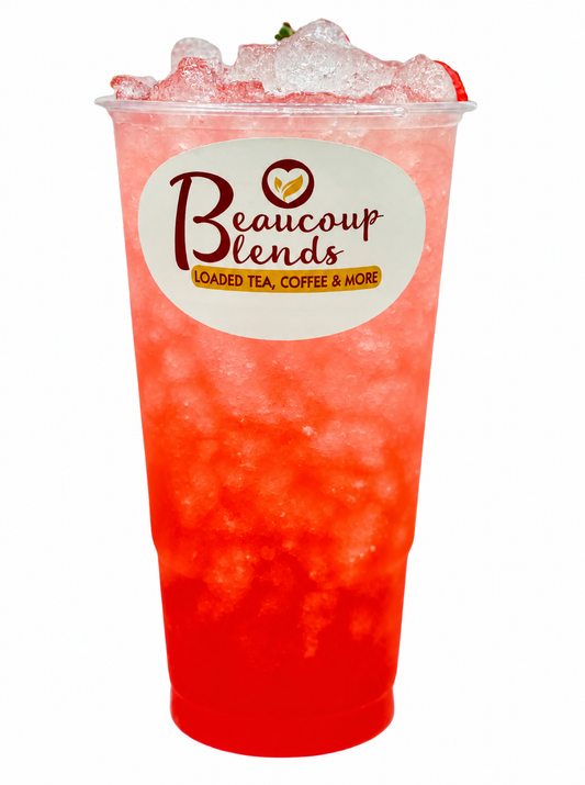 Little Sassy (Pina Colada, Pineapple, Strawberry) on a clean white background